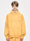 ディープリーク(DPRIQUE) OVERSIZED LOGO HOODIE - YELLOW