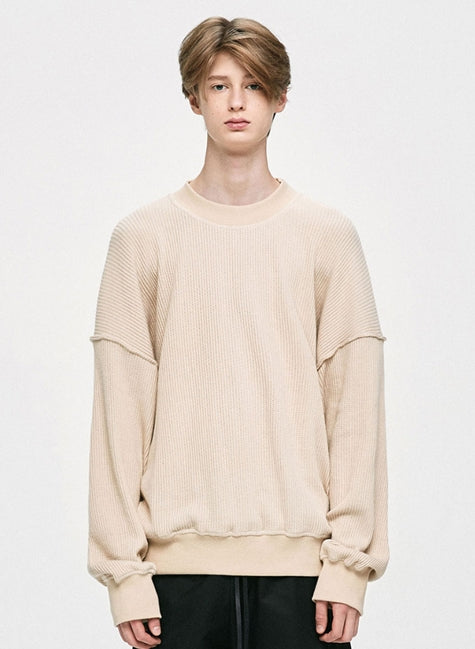 ディープリーク(DPRIQUE) OVERSIZED SWEATER - BEIGE