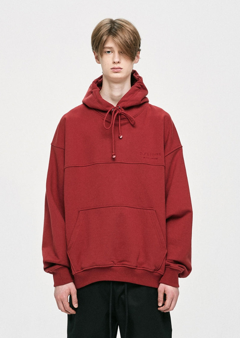 ディープリーク(DPRIQUE)  06 OVERSIZED HOODIE - DEEP RED