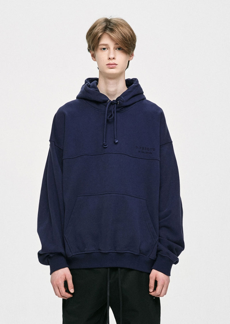 ディープリーク(DPRIQUE)  06 OVERSIZED HOODIE - NAVY