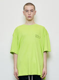 ディープリーク(DPRIQUE) OVERSIZED 'VISIBLE' T-SHIRT - NEON