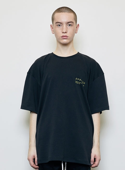 ディープリーク(DPRIQUE) OVERSIZED 'VISIBLE' T-SHIRT - BLACK