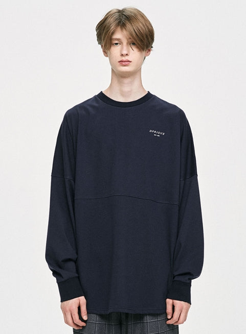 ディープリーク(DPRIQUE) CREW NECK T-SHIRT - NAVY