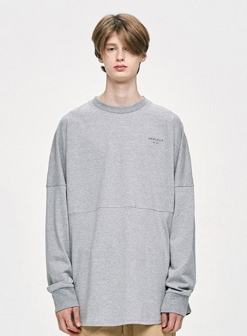 ディープリーク(DPRIQUE) CREW NECK T-SHIRT- GREY