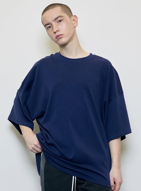 ディープリーク(DPRIQUE) 05 OVERSIZED T-SHIRT - NAVY
