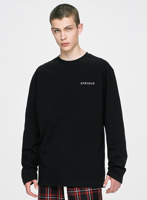 ディープリーク(DPRIQUE) LONG SLEEVE T-SHIRT - BLACK