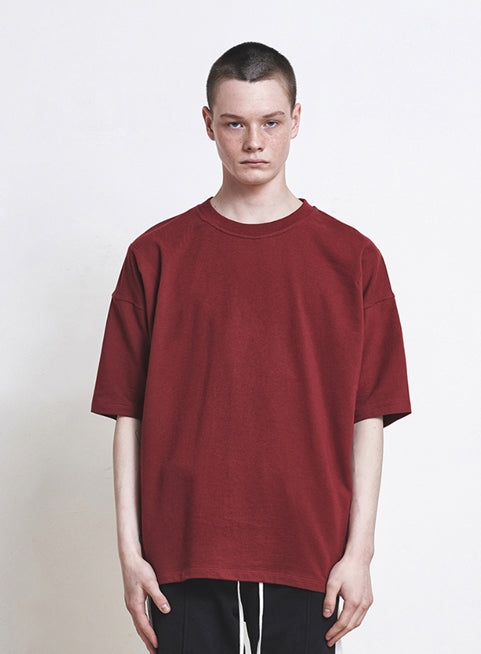 ディープリーク(DPRIQUE) OVERSIZED BASIC T-SHIRT - RED