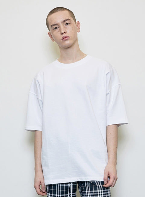 ディープリーク(DPRIQUE) OVERSIZED BASIC T-SHIRT - WHITE