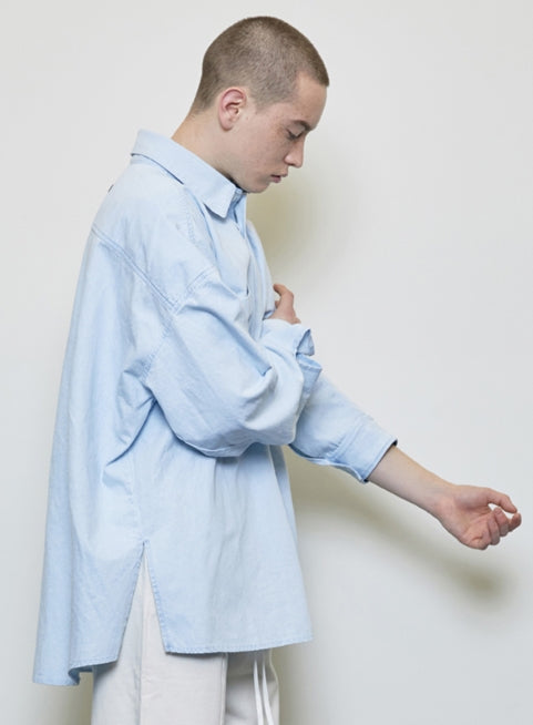 ディープリーク(DPRIQUE) 07 DENIM SHIRT - BLUE