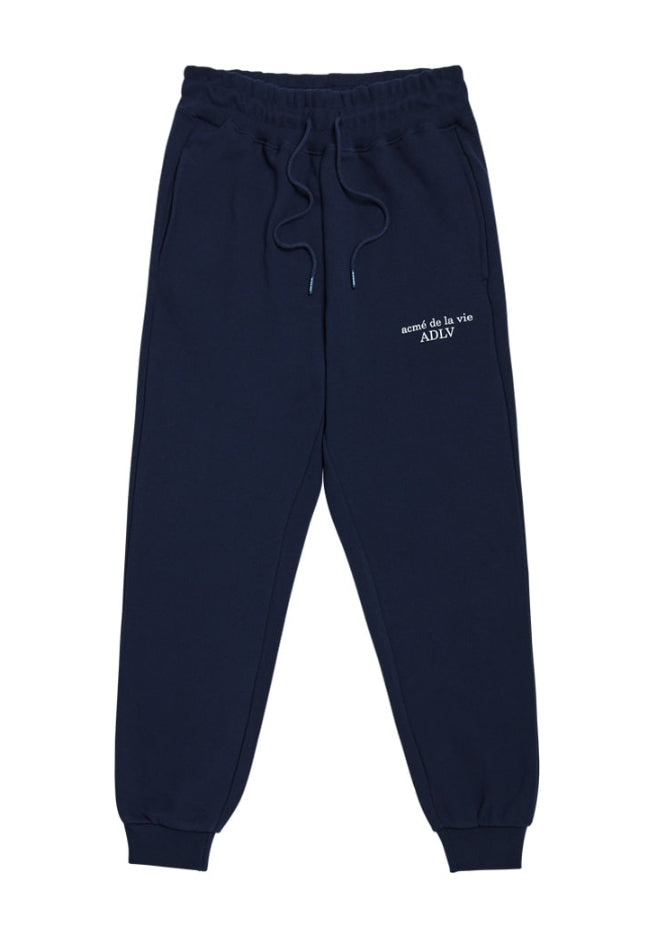 アクメドラビ(acme' de la vie) BASIC LOGO PANTS FOR WOMEN NAVY