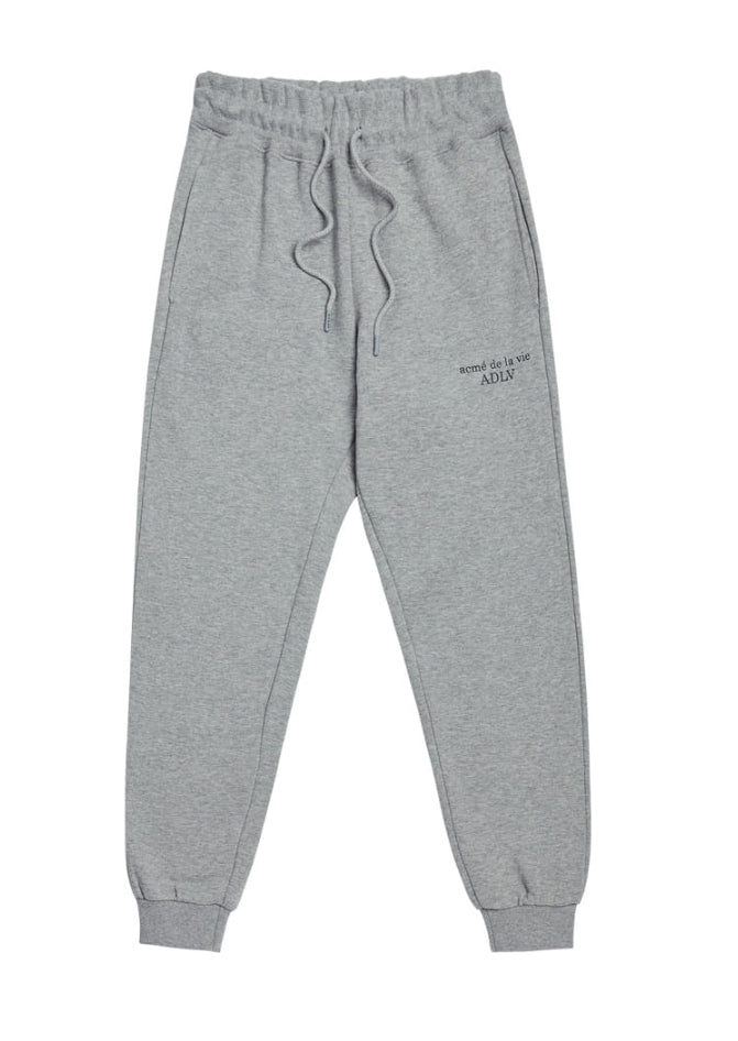 アクメドラビ(acme' de la vie)  BASIC LOGO PANTS FOR WOMEN MELANGE