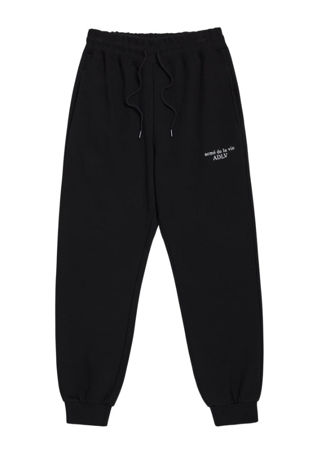 アクメドラビ(acme' de la vie) BASIC LOGO PANTS FOR MEN BLACK