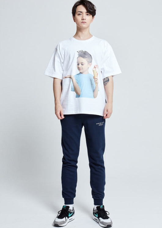 アクメドラビ(acme' de la vie) BASIC LOGO PANTS FOR MEN NAVY