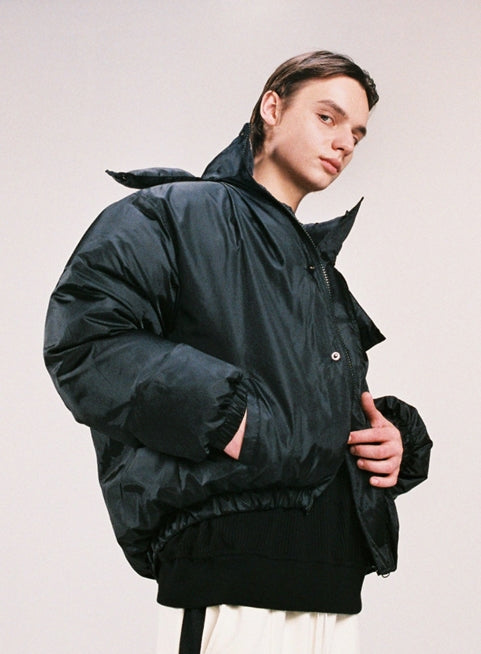 ディープリーク(DPRIQUE) HOOD PADDED JACKET - BLACK