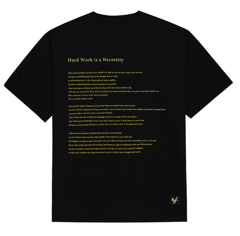 アクメドラビ(acme' de la vie) SUCCESS V LOGO SHORT SLEEVE T-SHIRT BLACK