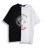 ORDINARY PEOPLE(オーディナリーピープル) [ORDINARYPEOPLE X DISNEY] MICKEY AND FRIENDS BLACK&WHITE T-SHIRTS