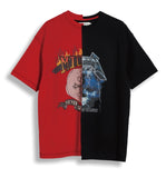 ORDINARY PEOPLE(オーディナリーピープル) [ORDINARYPEOPLE X DISNEY] NEVER STOP DREAMING RED&BLACK T-SHIRTS