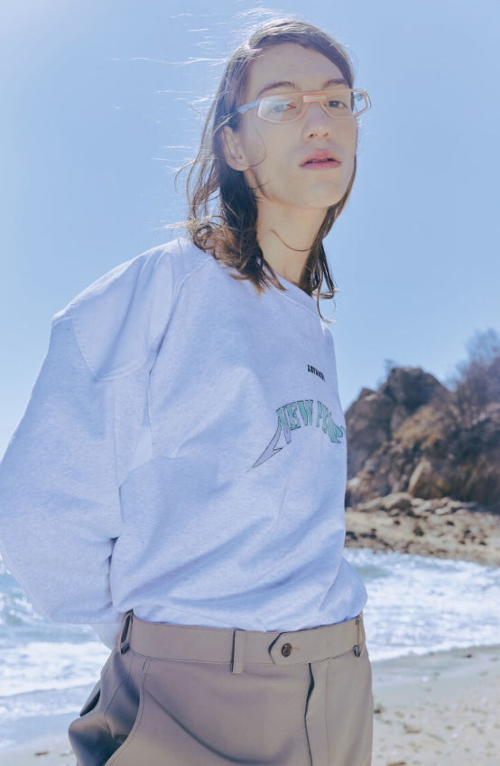 ORDINARY PEOPLE(オーディナリーピープル) MIX&MATCH NEW PEOPLE WHITE SWEATSHIRTS