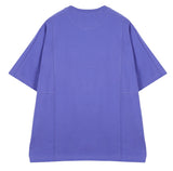 ORDINARY PEOPLE(オーディナリーピープル)   ORDINARY CUTTING DETAIL PURPLE T SHIRT