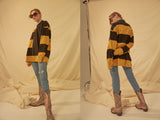 ORDINARY PEOPLE(オーディナリーピープル) BLACK & YELLOW STRIPED RUGBY SHIRTS