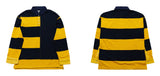ORDINARY PEOPLE(オーディナリーピープル) BLACK & YELLOW STRIPED RUGBY SHIRTS