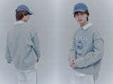 ORDINARY PEOPLE(オーディナリーピープル) COLOR POINT BLUE PIGMENT BALL CAP