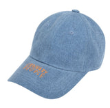 ORDINARY PEOPLE(オーディナリーピープル) COLOR POINT BLUE PIGMENT BALL CAP
