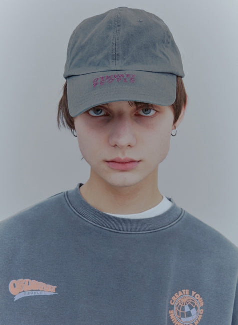 ORDINARY PEOPLE(オーディナリーピープル) COLOR POINT CHARCOAL PIGMENT BALL CAP
