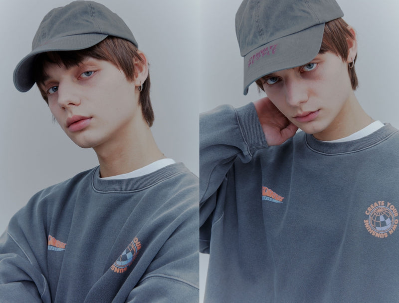 ORDINARY PEOPLE(オーディナリーピープル) COLOR POINT CHARCOAL PIGMENT BALL CAP