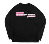 ORDINARY PEOPLE(オーディナリーピープル) vintage logo black sweat shirt