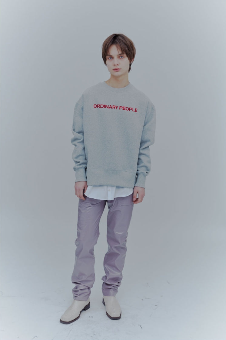 ORDINARY PEOPLE(オーディナリーピープル) ORDINARY LAYERED MTM GREY SHIRT