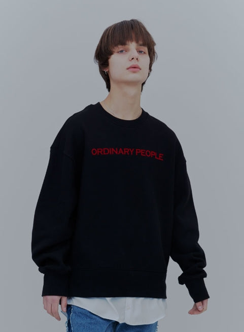 ORDINARY PEOPLE(オーディナリーピープル) ORDINARY LAYERED MTM BLACK SHIRT