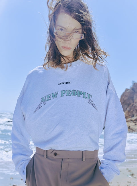 ORDINARY PEOPLE(オーディナリーピープル) MIX&MATCH NEW PEOPLE WHITE SWEATSHIRTS