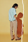 ORDINARY PEOPLE(オーディナリーピープル)    V-CUTTING DETAIL STRING LAYERED MINT T-SHIRTS