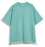 ORDINARY PEOPLE(オーディナリーピープル)    V-CUTTING DETAIL STRING LAYERED MINT T-SHIRTS