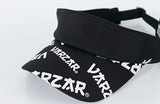 VARZAR(バザール) Varzar multi logo sun-visor cap black