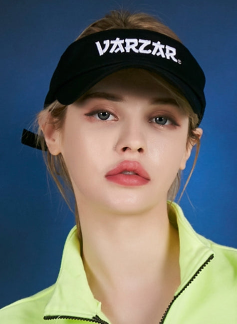 VARZAR(バザール) Signature 3D Logo Overfit Suncap Black