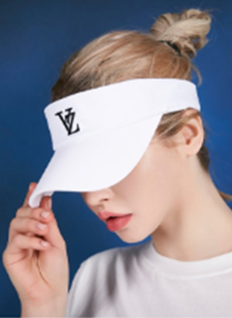 VARZAR(バザール) 3D Monogram Logo Overfit Suncap White