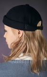 VARZAR(バザール) Black Stud Point Watch Cap Navy