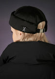 VARZAR(バザール) Heavy Padded Metal Buckle Watch Cap Black