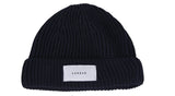 VARZAR(バザール) Everyday label watch cap navy