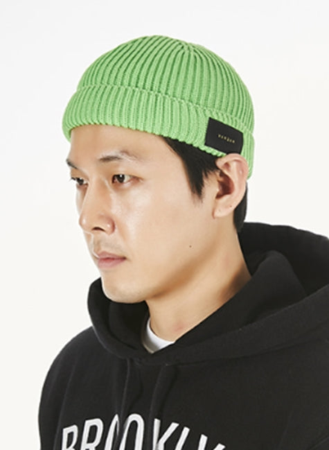 VARZAR(バザール) Everyday label watch cap neon