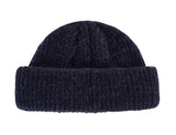 VARZAR(バザール) Logo point heavy watch cap navy