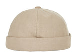 VARZAR(バザール) Herringbone label watch cap beige