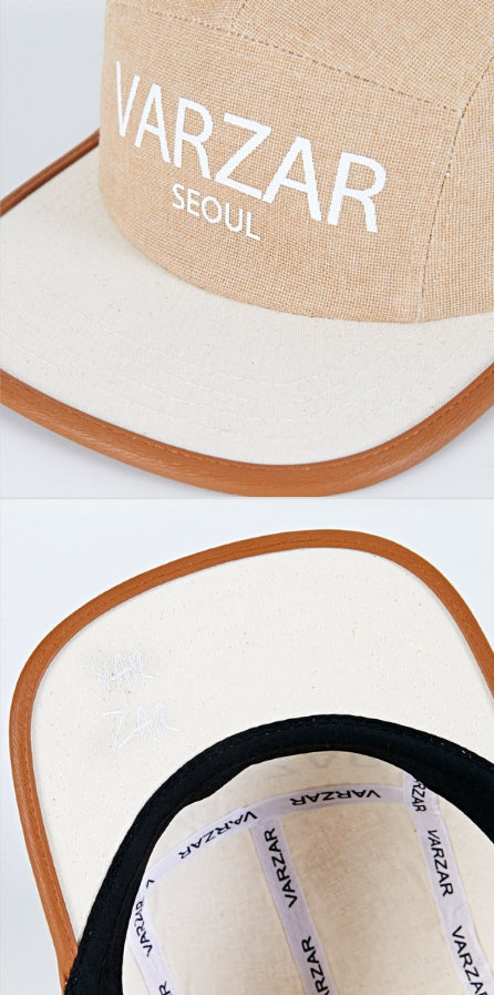 VARZAR(バザール) classic hemp camp cap beige