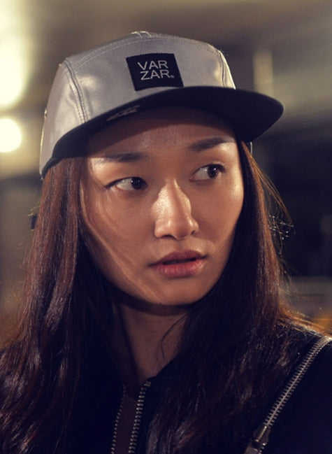 VARZAR(バザール)   3M reflecting camp cap silver/black