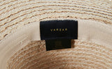 VARZAR(バザール)   Natural raffia bottle hat black