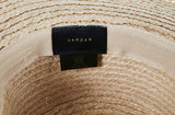 VARZAR(バザール)   Natural raffia bottle hat khaki