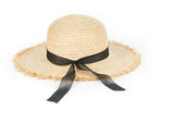 VARZAR(バザール) Pure Natural Raffia Hat Black