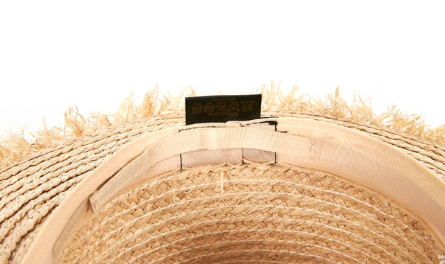 VARZAR(バザール) Pure Natural Raffia Hat Black